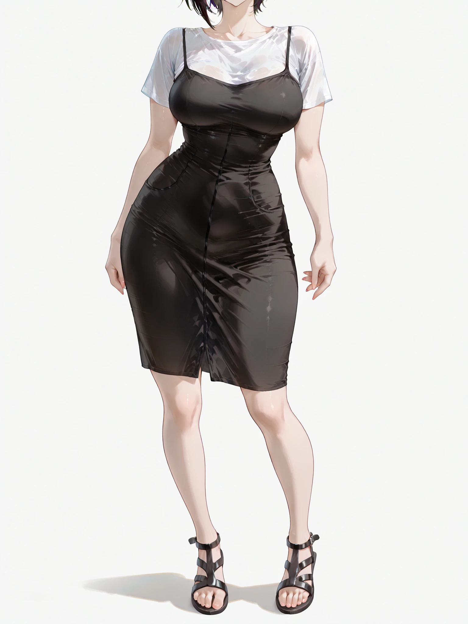 a close up of a dress, black dress, bodycon dress, cute black dress, strapless dress, sexy dress, dress, short flat hourglass slim figure, hourglass slim body, hourglass! slim figure, opened dress, hourglass slim figure, sheer, curvy hourglass figure, gorgeous, beautifull, full black dress
