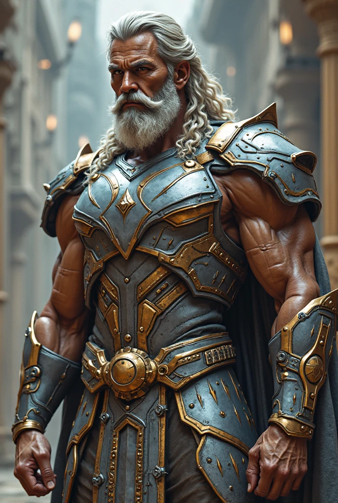 best qualityer， Guanyu， malefocus， （66-year-old Chinese grandfather： 1.5）， （chubbiness： 3）， 1.5）， （irate： 1.5）， （Be red in the face： 1.5）， （rough breath： 1.5）， （largeeyes： 1.5）， （white body fur： 1.5） （long  white hair： 1.5）， （Long, bushy white beard： 1.5）， （wrinkly skin： 1.5）， highr， armor， Triglycerides， chubbiness， plump， The large ，