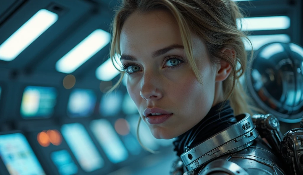 basado_en_la_pelicula_prometheus__mujer_perteneciente_a_la_tripulacion_de_la_spacecraft_prometheus__cintura_delgada_y_caderas_gruesas___abdominales y piermas musculosas. atacada por xenoformo