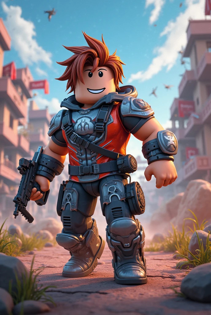 To me #A Roblox character with a Turkish flag written SaveRoblox is a poster with a red theme 
