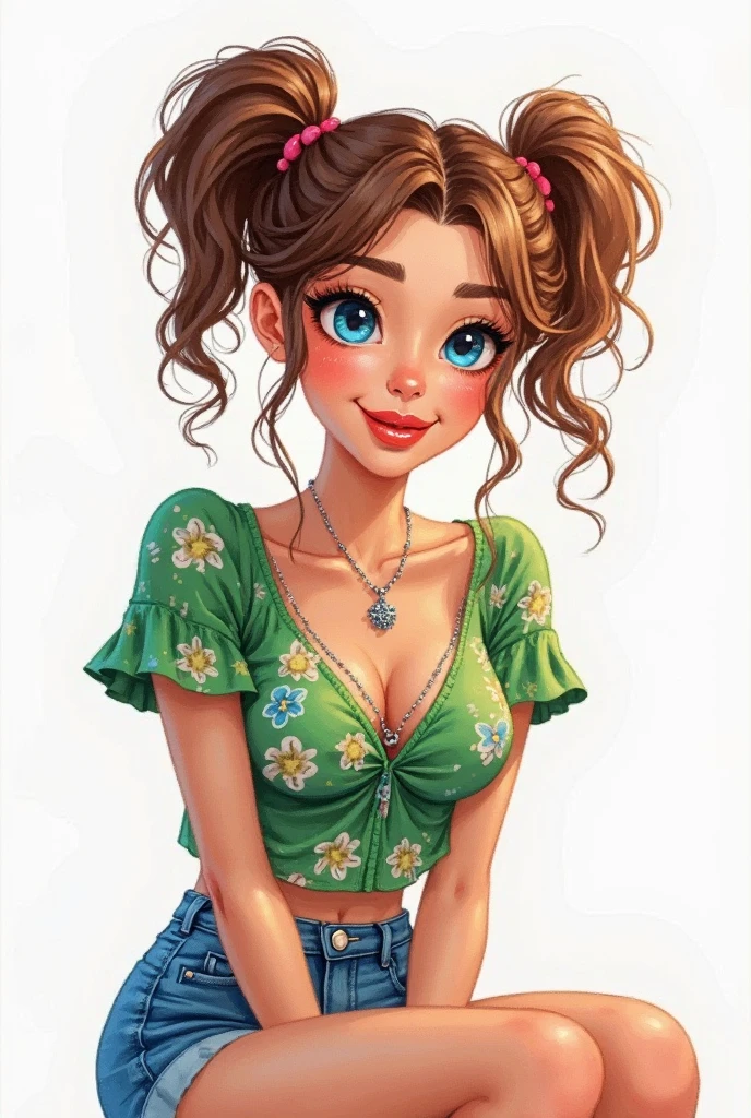 barbara palvin, barbie, pink fushia, glitter, glamourous, brown hair, green eyes, bright eyes, blue eyes,