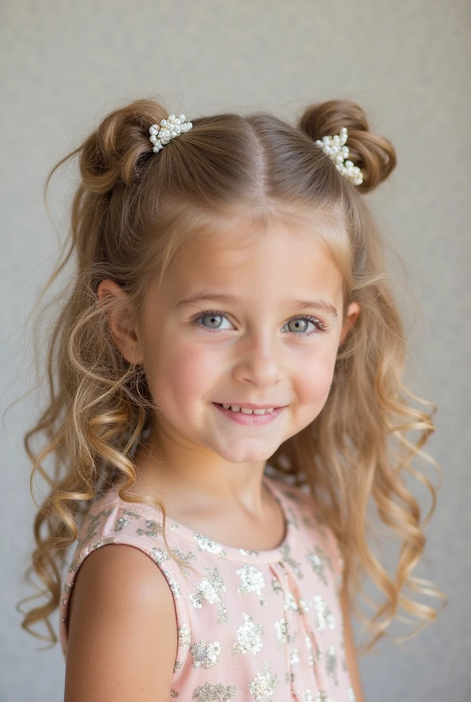 close-up CHILDREN BLONDE GIRL WITH LONG HAIR BRAIDS, em um fundo ROXO., usando um vestido prateado, vestido prateado e halo em chamas, Studio photo session, fundo branco.