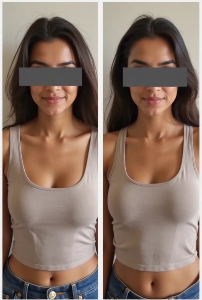 20-year-old tanned Argentine girl measures 1,50 and has an athletic body., Cabello rizado hasta los hombros, perfect face and brown hair (su nombre es zoe lopez)