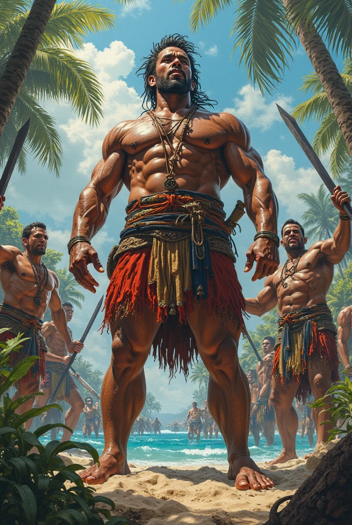 Artistic impressions or historical depictions of the aftermath of the battle, celebrating Lapu-Lapu’s victory and resistance.