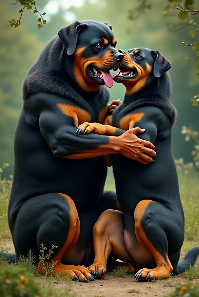 Anthro, anthro duo, realistic, anthropomorphic, (by zaush: 1.1) (soft shading) 4k, hi res, detailed eyes, 8k eyes, eyes focus, colorful eyes, shower, running water, wet bodies, very steamy, penis, doggystyle position, testicles, sex from behind, pinniped down, anal penetration, male on male sex, full body, condoms on the floor, beautiful lights, (Anthro Doberman, muscular, abs, male,), blue eyes, moan, blush, cum in ass, open mouth, painful expression, male penetrated, dripping cum from ass, (Anthro Rottweiler, male, muscular, abs, dominant alpha male,)) angry expression, red eyes, balls, genital fluids, barring teeth, balls, big penis, bodily fluids, penis, erection, genital fluids, genital focus, rottweiler male penetrating doberman male in ass