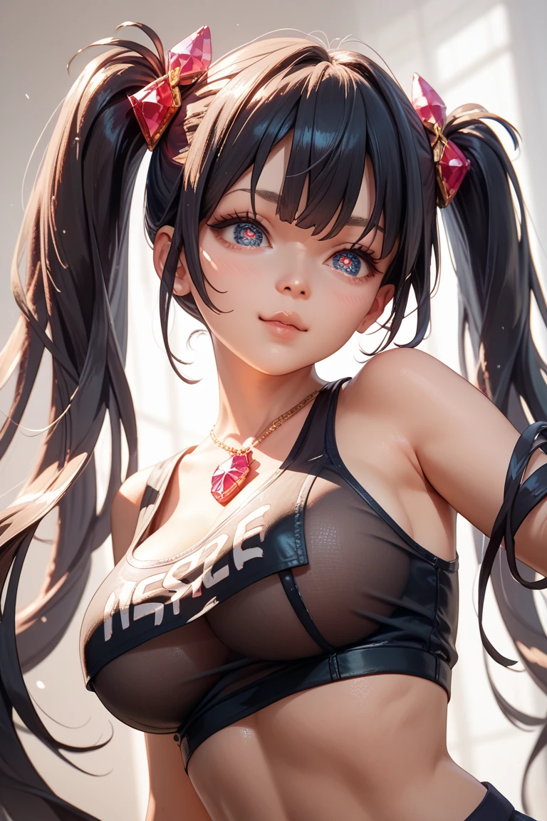 (highest quality, masterpiece:1.2)
1 woman, volleyball attack moment, jump, sports, ultra-detailed, super resolution, photo-realistic:1.4, 8k, raw photo, realistic, physically-based rendering, volleyball, sports wear, long hair, muscular, exposed skin, skin texture, soft breasts, sweat, calm mood, volumetric warm lighting, low light, ultra-realistic detail. Ai Shinozaki, body size 100-70-90! beautiful round face, heart-shaped lips curled up in a light smile, soft light, 8k.