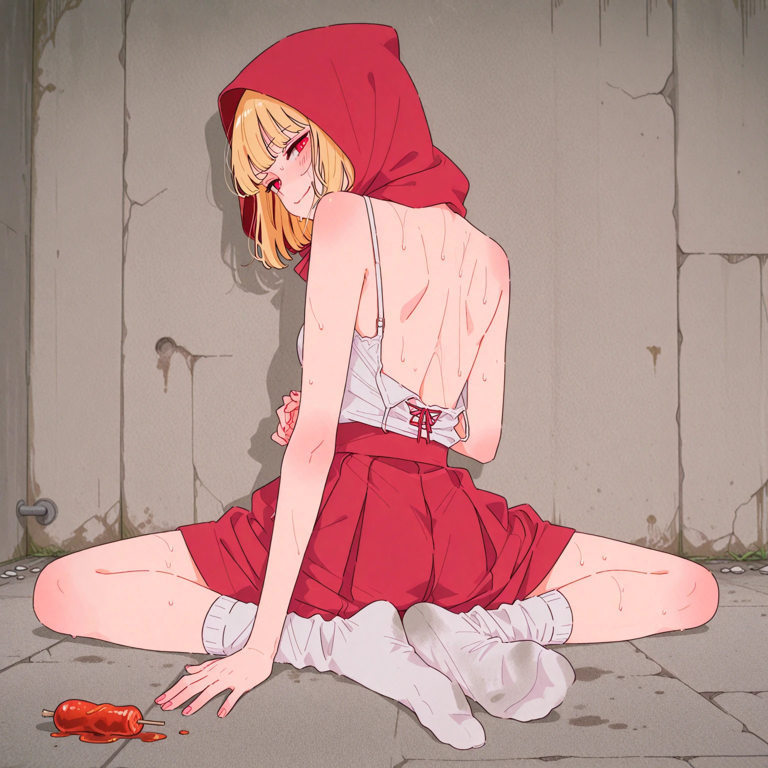 (Masterpiece, top quality), (nsfw), (1 guy, heterosexual: 1.2), anal sex, (((super thick penis)))), ((front view)), {{Lying on the ground , lie face down, piledriver}}, absurdity, high resolution,
break
Little Red Riding Hood is raped in a piledriver by a man in the forest, holding a basket in one hand, a house in the forest,
BREAK 1 girl ((little girl: 1.6), (short limbs), small butt, (short torso: 1.5), (child: 1.5), blonde, small, red riding hood, cloak, undress, pussy juice, piledriver Return, (arching back: 1.5), (anal), sex, {{{(anal sex: 1.7) }}} BREAK 5 years old, (loli: 1.5), (small breasts: 1.5), (youth: 1.6), {{((((painful face, drooling), crying face, rape eyes, ahegao face, teeth grinding, blushing))))}}}, heavy breathing, BREAK A man picks up a girl sex,side view,