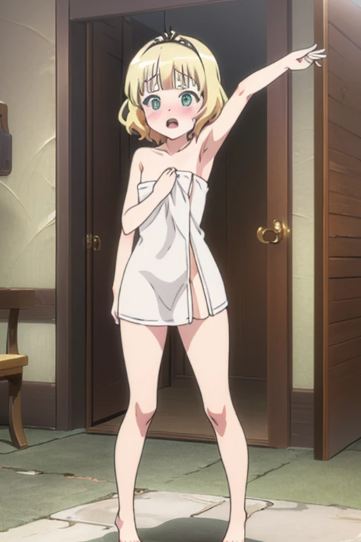 ((pixel-perfect, detail-perfect))), solo nude, 1girl, sumire heanna, eyes green, hair blonde, style moe anime love live, smile, completely nude, shower, vagina dripping urine, sauna, armpit, open legs, masturbating, big filesize, ultra quality high
