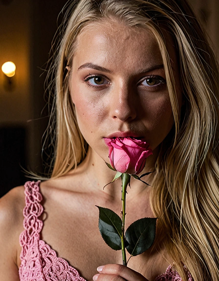 (1girl:1.3),realistic erotic photograph, photorealistic:1.4
official art, ultra detailed, beautiful and , frail and blonde innocence, glistening cumdrenched, beautiful, masterpiece, best quality, cum dripping from naked skin, floral, flowers, cumstains, nostalgic german beauty, museum, godrays, farm, marilyn monroe long goldilocks, big round innocent eyes, freckly caucasian, messy updo,
big breasts,(naked), fit, soft muscles, cinematic lighting with deep dramatic shadows and nostalgia
