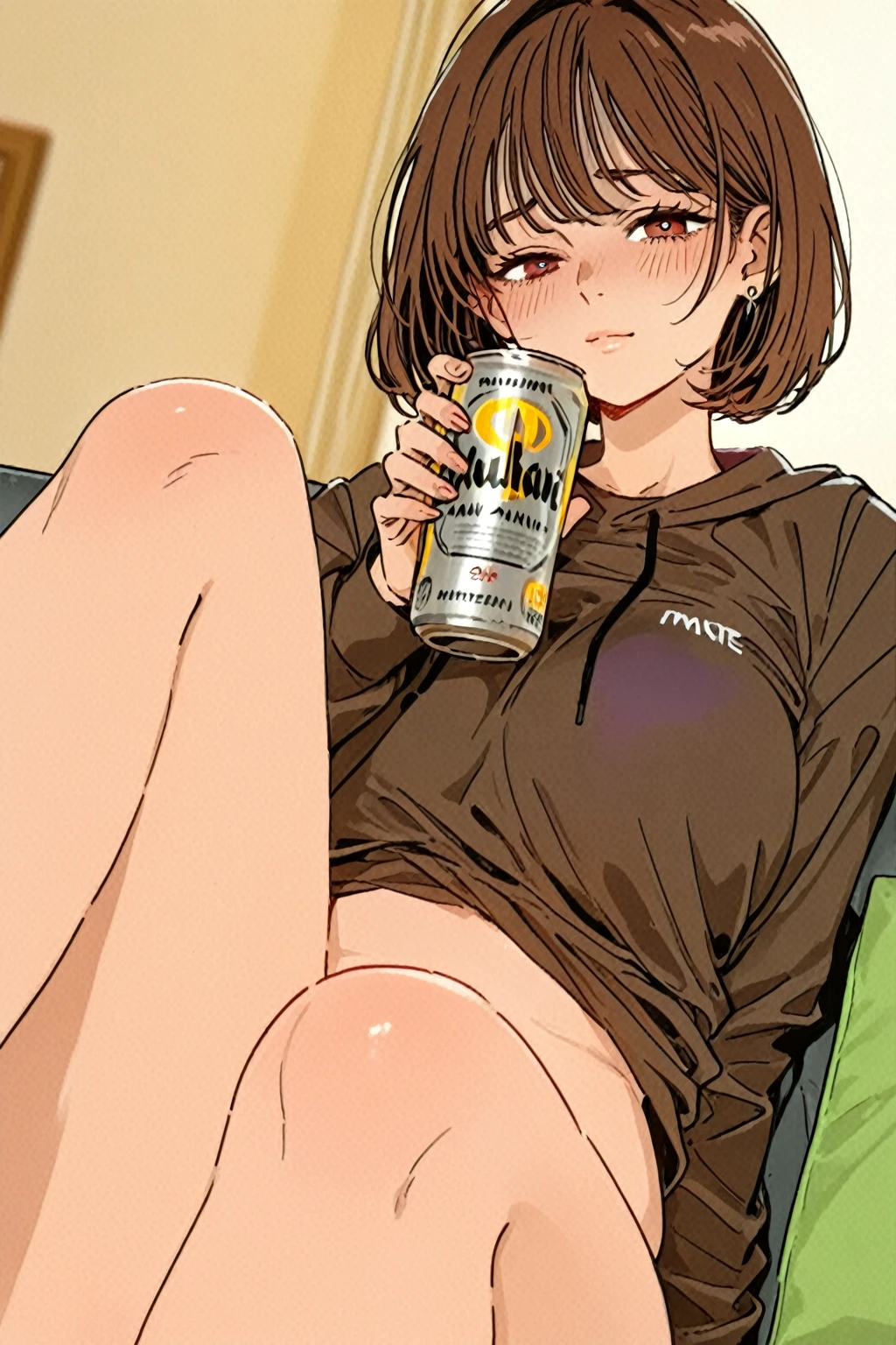 Nsfw,((dwarf,toddler body)),megumin,1girl,solo,breasts,blush,bangs,brown hair,black hair,red eyes,hat,navel,heart,beer mug,dark golden pee,(pee,poop),(((peeing in the beer mug in the hand))),(poop in the beer mug),(incontinence,white steam from pee),((spread pussy)),((spread anus)),pussy with dirt,thigh with dirt,beer full of cervix,poop full of mug,standing,beer mug between legs,((Straddle small beer mug)),from below