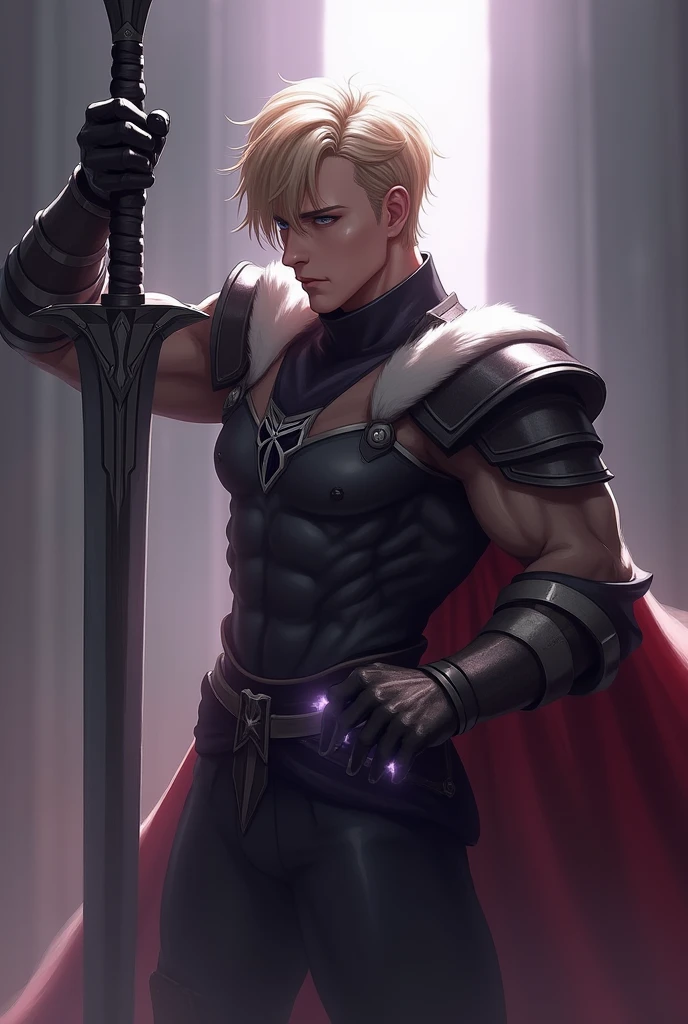 1man, (male:1.5), (medieval rogue:1.2), (armor plates:1.2), (full body:1.4), ((glowy blue eyes)), ((blonde hair)), (best anatomy hands, accurate eye, best anatomy eye, pretty face, correct face), (UHD, 8K, award winning, high quality, masterpiece, ccurate), (((cinematic light))), ((medieval theme)), ((do not go beyond the edges of the image:1.8)), (((detailed background))), (rating:safe)