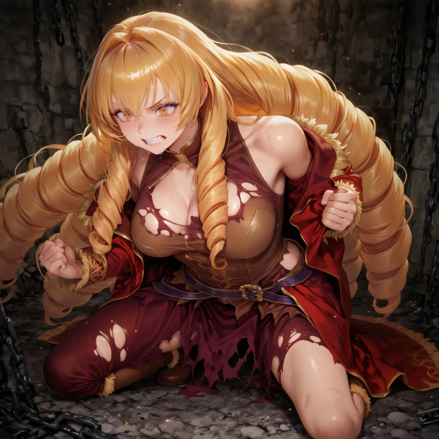 {full body},1girl,{sitting},wariza,looking down,from below,{upskirt},dynamic angle, dynamic cut,naughty smile,macrophilia,{white wings},{angel},{{very muscular}},{{very muscle}},{very curvy},{very big woman},{very gigantic woman},{very strong woman},{very tall woman},{very long legs},{very gigantic breasts},{very big breasts},{two side up},{very grown-up body},{adult},blonde hair,barefoot,cute dress shirt frills ribbon split corset skirt,best quality,masterpiece,white background,