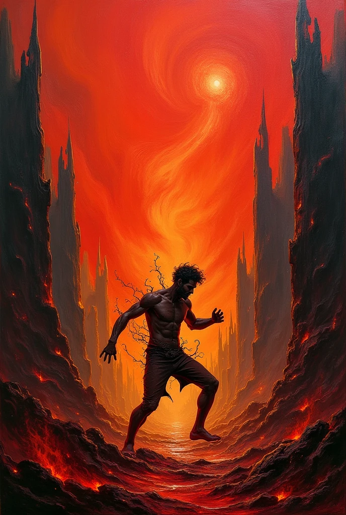 The body thrown into hell