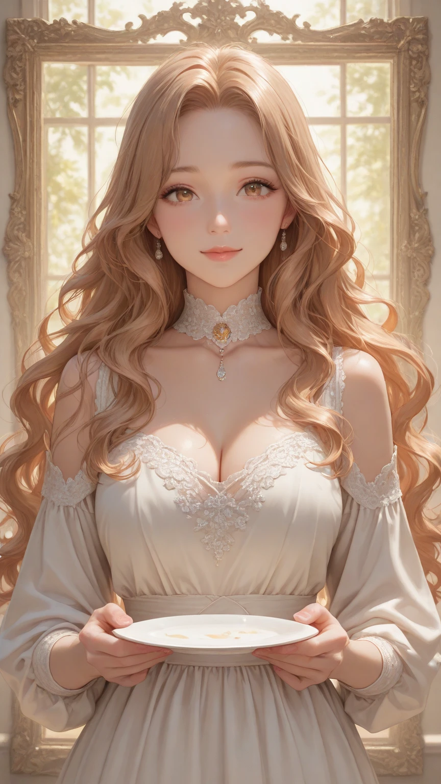 ((A sexy and beautiful woman sitting on top of me and looking down at me)), ((The cutest 22-year-old beauty)), ((Charming smile)), ((Very long hair) ), ((Revealing dress)), ((Abundant bust)), Gradient eyes, Seductive makeup, Single view, NFFSW, UHD, Retina, Masterpiece, Accurate, Anatomy, Scientifically correct, Texture skin, super detail, high detail, high quality, award winning, top quality, high resolution, 1080P, HD, 4K, 8k, 16k