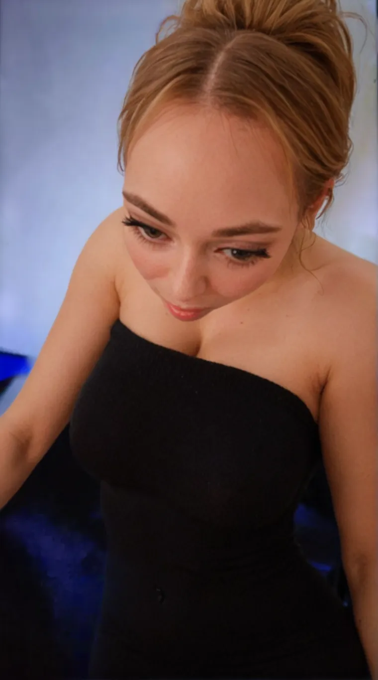 (8k resolution, beautiful hairstyle, realistic eyes, attractive, (looking at viewer), (extremely detailed eyes and face), (beautiful detailed nose), ((beautiful detailed eyes)), cellar, cheerful, happy, (solo focus), (nervous), ((a 18 years old cute woman wearing v-neckline dress ,(kneeling on floor) ,massive cleavage), young, tempting lips)), straight hair, medium hair, ((from high angle shot)), (eyes looked up:1.3), (((seen from straight above:1.3))), (From a male point of view), blonde hair, medium hair, makeup, (oral invitation, open mouth),photorealistic, depth of field, (masterpiece:1.3), UHD, retina, masterpiece, accurate, anatomically correct, textured skin, super detail, high details, high quality, award winning, best quality, highres, HD, blue eyes, hair ornament, cumfacial:0.5