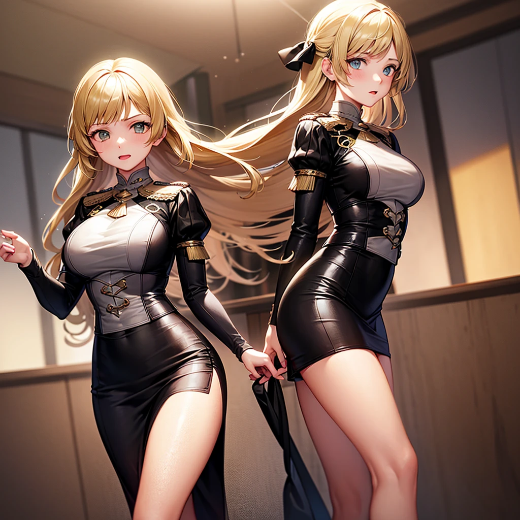 (photorealistic:1.8, highest quality:1.8,8K masterpiece:1.8,High resolution,muste piece:1.8,RAW Photos,cinematic lighting),
cyber punk、Back alley at night in the city、vapor、
 (1 android girl:1.3)、Completely naked、shirt、bondage、choker、knee high tights、Nipple piercing、beautiful butt,beautiful thighs,plump nipples,Nipples are visible through the costume、(Soryu Asuka Langley)(character focuidium Hair:1.2,beautiful shining blonde hair:1.5)、
（elation：1.4）、Disdainful、
plump nipples、(cameltoe),No split screen,slender abs:1.2,(Young sensual gravure idol)