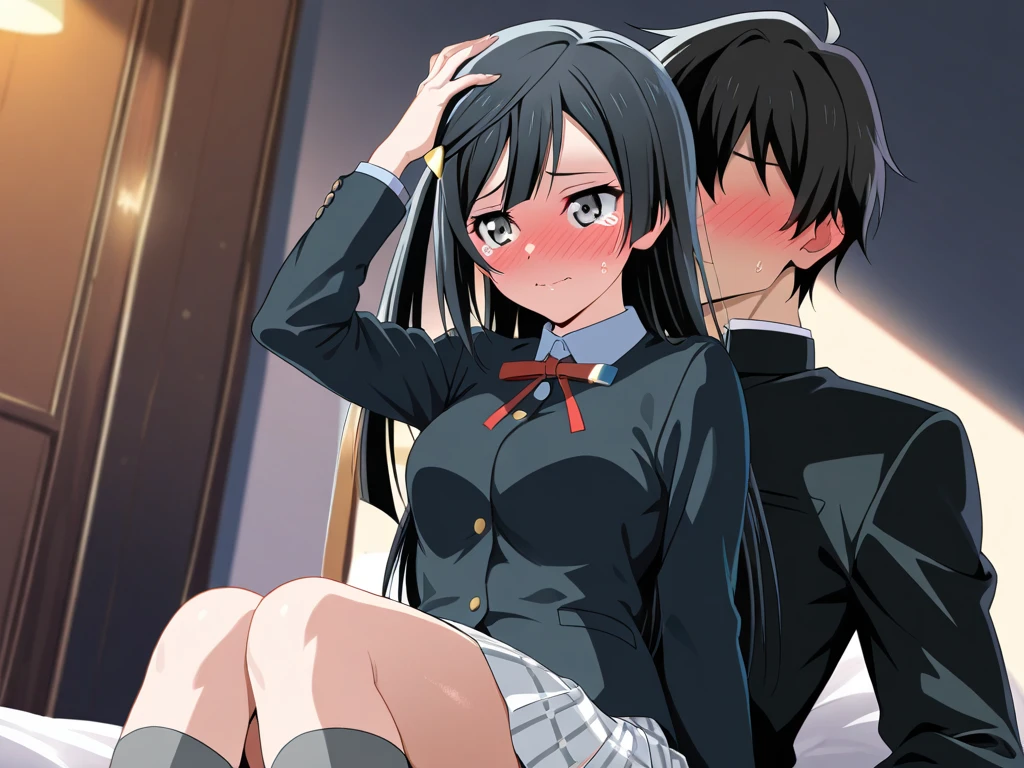 NSFW,masterpiece,Highest quality,High resolution,Super detailed,Yukinoshita Yukino\(My Youth Romantic Comedy is Wrong as Expected\),Black Hair,Long Hair,Light blue eyes,uniform,mini skirt,High quality lace open crotch panties,Small breasts,Open clothes,Dissatisfied face,Embarrassed,blush,(Ahegao),Inside the train,(Bad looking middle-aged man),(Being molested),Being touched,(Squirting),Trembling,From the side,(Having sex),Insert,Creampie