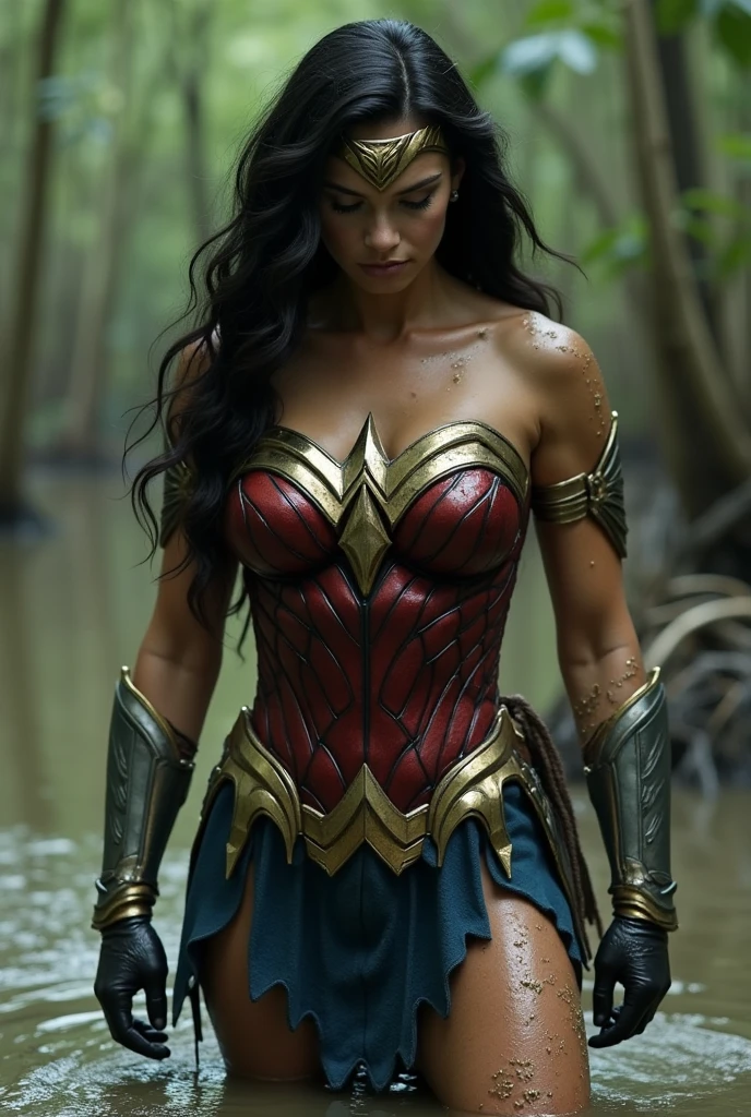 Wonder woman, beautiful,, exuberant