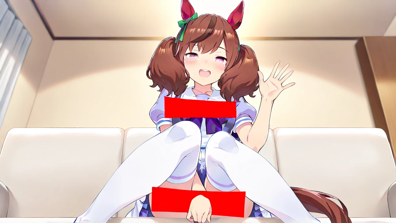 score_9, score_8_up, score_7_up, source_anime, 1girl, (mcqueen, school), horse ears, horse tail, fully clothed innocent light-skinned female with small breasts,tr2nsf0rmati0n,before and after,instant loss,sex,dark-skinned male,interracial,on bed, gigantic penis,veiny penis,vaginal,creampie,cum in pussy,pussy juice,female orgasm,hearts,queen of spades,spade symbol accessories,multiple filled condoms,netorare,impregnation