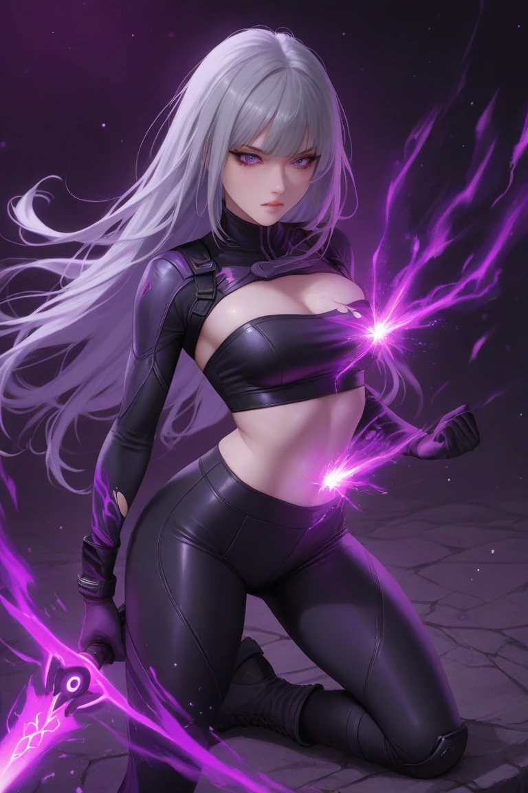 cyberpunk girl, fantasy world, dark background, clean design, epic Instagram, artstation, colorful paint splash, silhouette, ultra-detailed intricate details, Unreal engine, fantasy, complex details, splash screen, complementary colors, fantasy concept art, 8k resolution, deviantart masterpiece, oil painting, heavy stroke, paint dripping, (isolated on white background: 1.3), rainbow skin, (((handsome young man))), (( teenage:1.5)), (glowing blue eyes), ((eyes with light)), (((long white hair: 1.1))), ((black)), (princess \\ (indifferent expression\\), (((wearing high-detail multi-layered luxury black robe))), white hair, (abs) (large pectoral muscles) (appropriate posture)