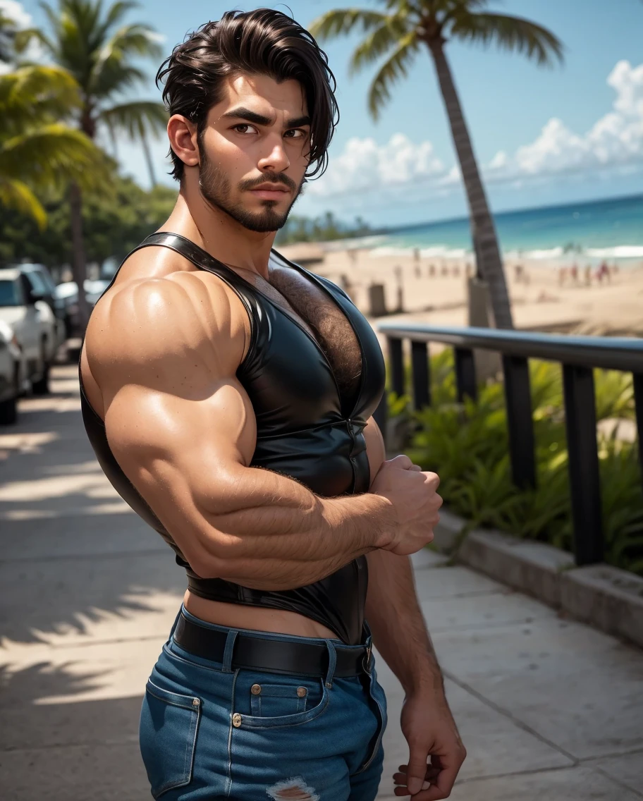 Beautiful girl standing in the beach, agitate, Woman, female, Womanly, cute female face, feminine characteristics, good eyes, wearing boxer, Calvin Klein , jeans, man chest, hairy arms, Big Butt, muscular hunk, undercut haircut, muscled hunk, big Bulge, inflated handsome man, inflated body, reflex in the mirror, fitness, well builded, good abs, six pack, giant lump, large lump, big package, bump enhancer, muscular!!, bodybuilder, grated, bearded, muscular arms, bodybuilder, muscular thighs, hirsute and muscular, muscled body, good hands, Good legs, muscular and attractive, Super amateur and cool, muscular!!!, absurdly muscular physique, Quite muscular, muscular!, muscular gigachad, extremely muscular, Muscle man y atractivo, With a lumberjack's beard, hipster, hirsute and muscular, muscular characters, exaggerated muscle physique, Muscle man, very fond, sexy, muscled body, Super buff y cool, extremely muscular, big muscles, bodybuilder, big muscles