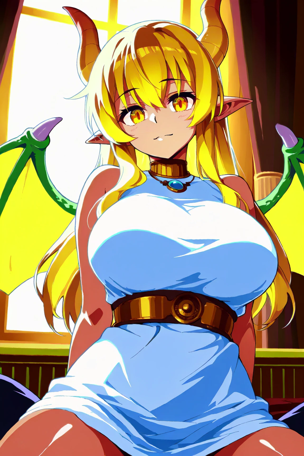 masterpiece, Best quality (4K). Place: Japanese language lesson in Tokyo, Modern style. action: Japanese woman has sex in cowgirl position. Description:  no skirt, practically naked, the only clothing is a completely unbuttoned top of the blouse , So, that you can see breasts, sitting on a guy&#39;s dick, Medium breasts, Big hips, wide pelvis, shoulder length blond hair. A girl sits on a guy&#39;s dick in a cowgirl position. Evacuate speeds around your hips, she moves intensely. Fluid leaks from the vagina. Facial expression - orgasm. High detail of hands, legs, Genitals. The guy has a big body.