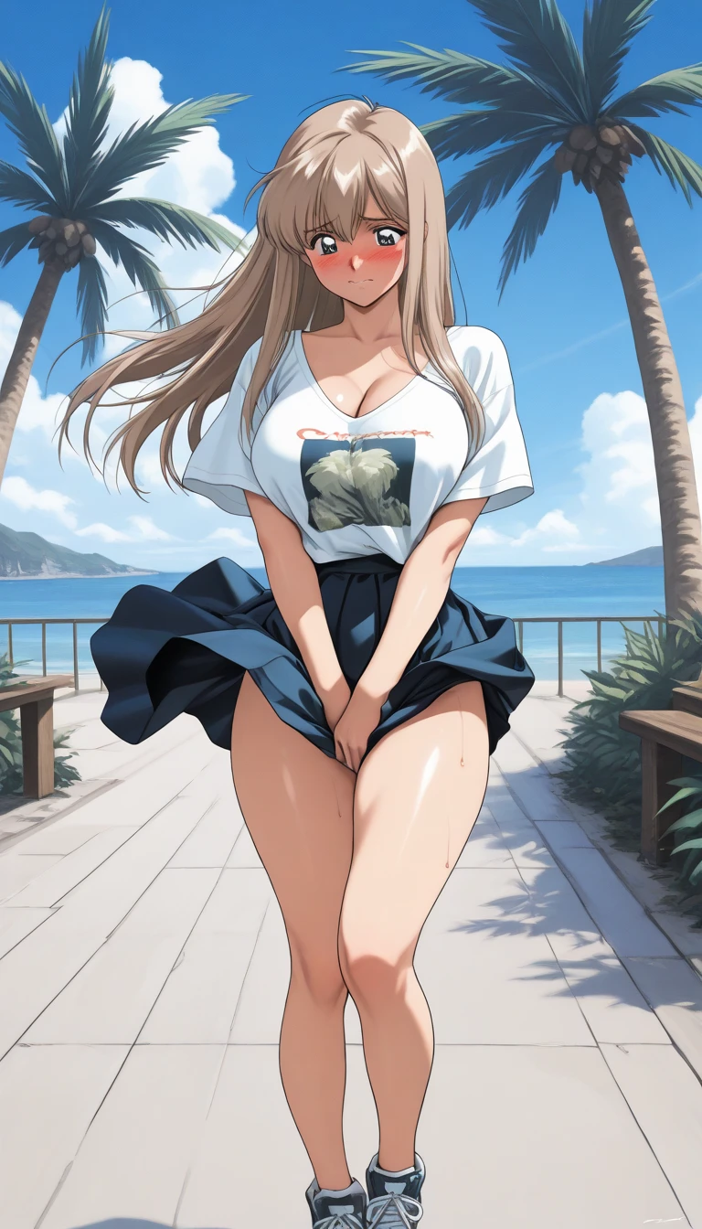 (masterpiece, best quality),nsfw,
1girl, (1man,hetero:1.3), vaginal sex, sex from behind, doggystyle, standing, (bent over:1.1), (spread legs:1.2), looking back, lower body, (backshot:1.3),from behind, arm support, ass, top down bottom up, from below,(upside-down:1.1), head between legs, symmetry, man on top

BREAK girl, 15 yo, (loli:1.4), (huge breasts:1.2), hanging breasts, Blonde hair, ( twin tail long hair:1.2), (hair between eyes:0.5), (straight hair:1.3), grey eyes, ultra detailed eyes, (tareme:1.3),
ahegao,heavy breathing, sweat,
BREAK completely nude, pussy,nipples, barefoot

BREAK beach, outdoors, sky,sea piledriver \(sex\),