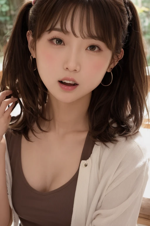Japanese girl, 20 years old, eats durian
