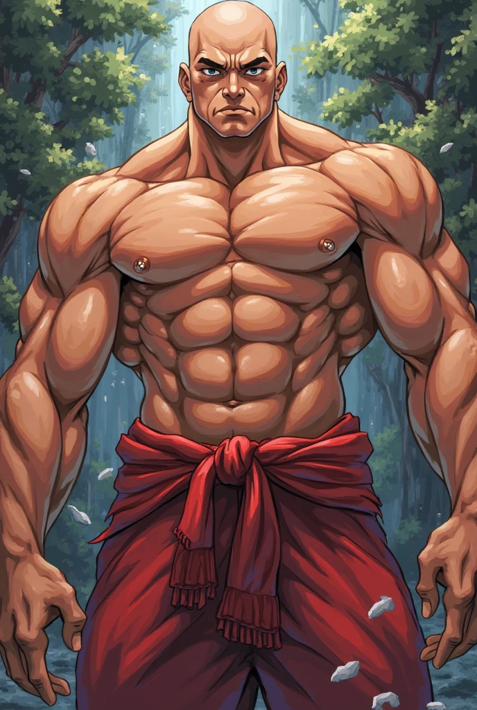 a man with no shirt on holding a rope and pulling it, strangled with rope, rope bondage, exaggerated muscle physique, masculine and strong, exaggerated physique, strong masculine features, rope, ropes, male model, beefcake pose, very very roberto ferri, muscular masculine figure