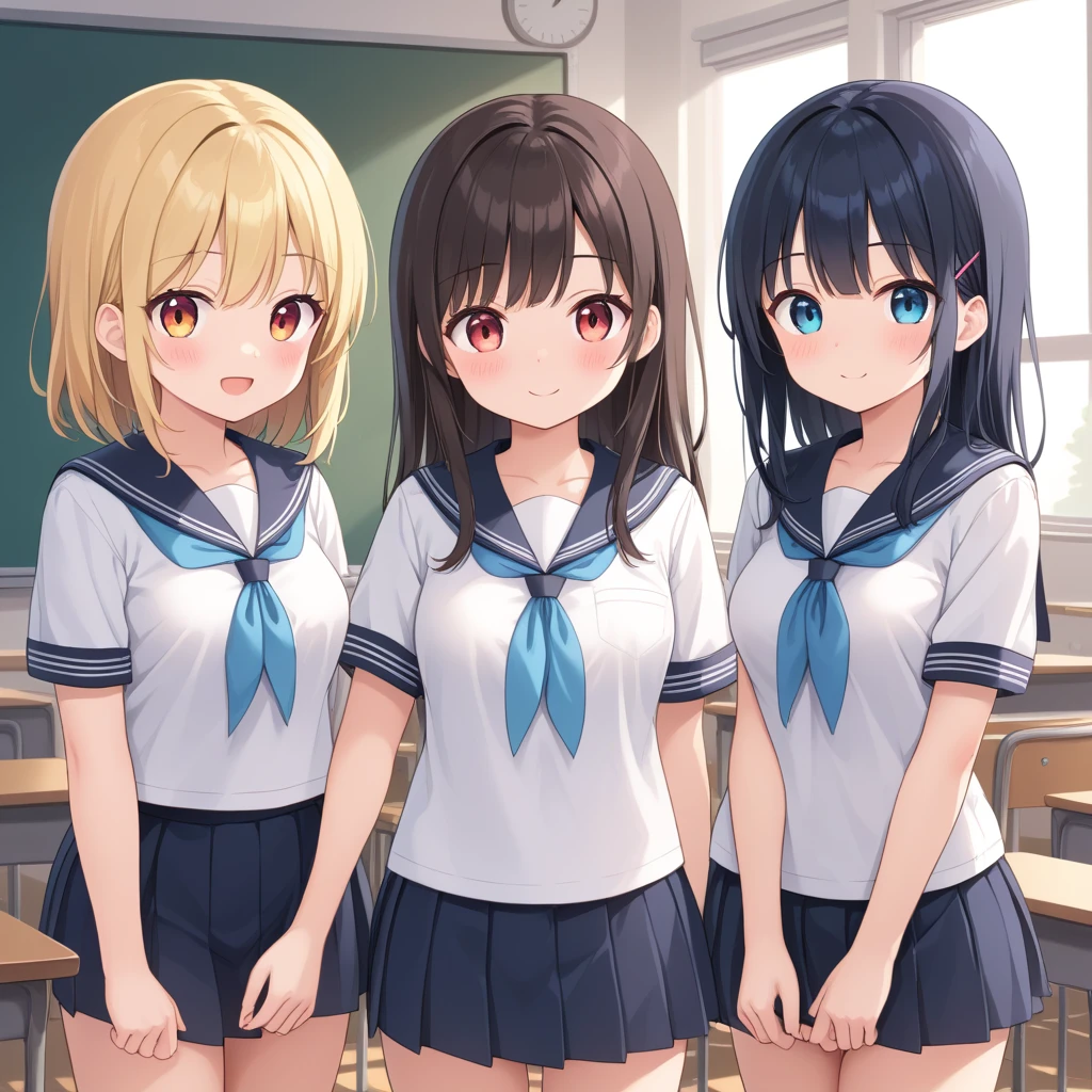 ((NSFW:1.3)),(Textured skin, Anatomically correct, Super Detail, high details, High quality, hight resolution, Best Quality, 1080p,4K),(One-person viewpoint, looking at viewer:1.2),
(Multiple girls in girl's school),(women's classroom:1.3)
((Multiple girls, 10+girl with, Group photo of the girls, Group photo of the girls:1.5))
(Girls of , 13 year old:1.5),(line up turn around with your buttocks sticking out:1.5),(Busts of all sizes:1.5),(women with various hairstyles:1.5),
(inviting you to have sex),
nsfw,(Provocative smile, seductive smile, naughty expression, Seductive expression),(embarrassed,blush:1.3)
(sailor uniform:1.5),sailor uniform lift,(shirt lift:1.2)
nsfw,(skirt lift:1.3),(showing off pantie:1.3),panties aside, bra aside, dripping love juice