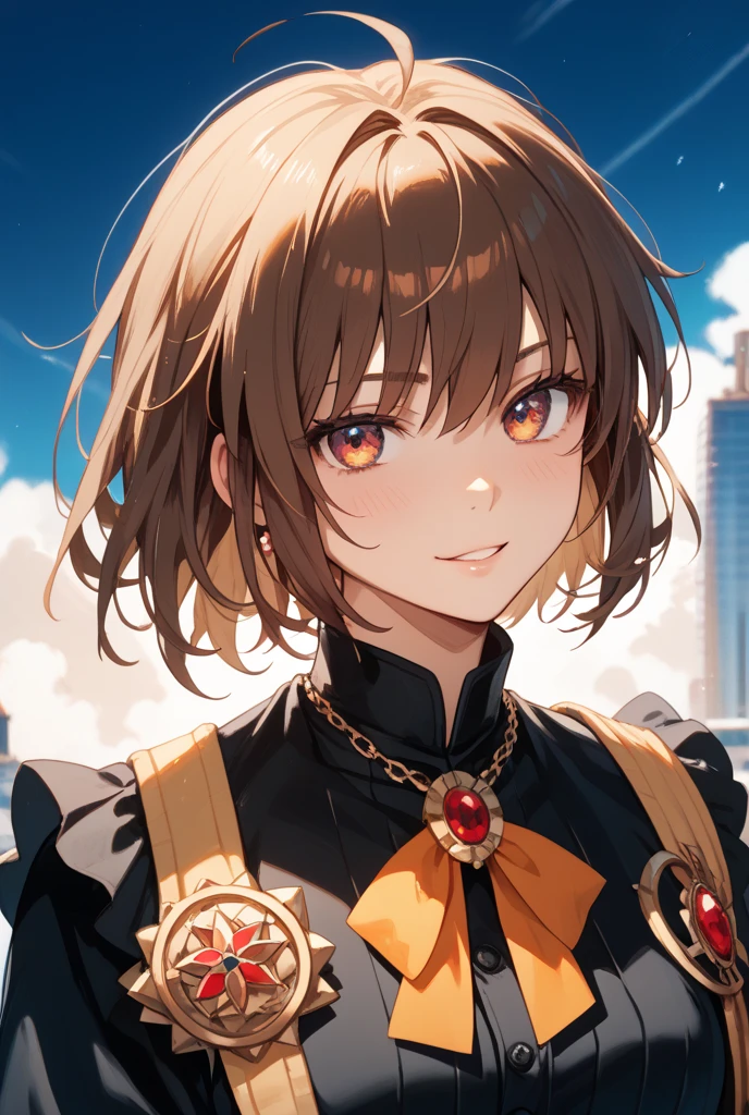 yellow eyes, pointy ears, sweating, glowing eyes, heavy breathing, female focus, 1girl, breasts, gloves, large_breasts, uniform, solo, cape, black_gloves, long_sleeves, buttons, parted_lips, upper_body, military_uniform, military, aiguillette, looking_at_viewer, lips, double-breasted, closed_mouth, "glow effects, godrays, Hand drawn, render, 8k, octane render, cinema 4d, blender, dark, atmospheric 4k ultra detailed, cinematic, Sharp focus, big depth of field, Masterpiece, colors, 3d octane render, 4k, concept art, trending on artstation, hyperrealistic, Vivid colors, extremely detailed CG unity 8k wallpaper, trending on CGSociety, Intricate, High Detail, dramatic", anime coloring, anime screencap, sweating, steaming body, fog