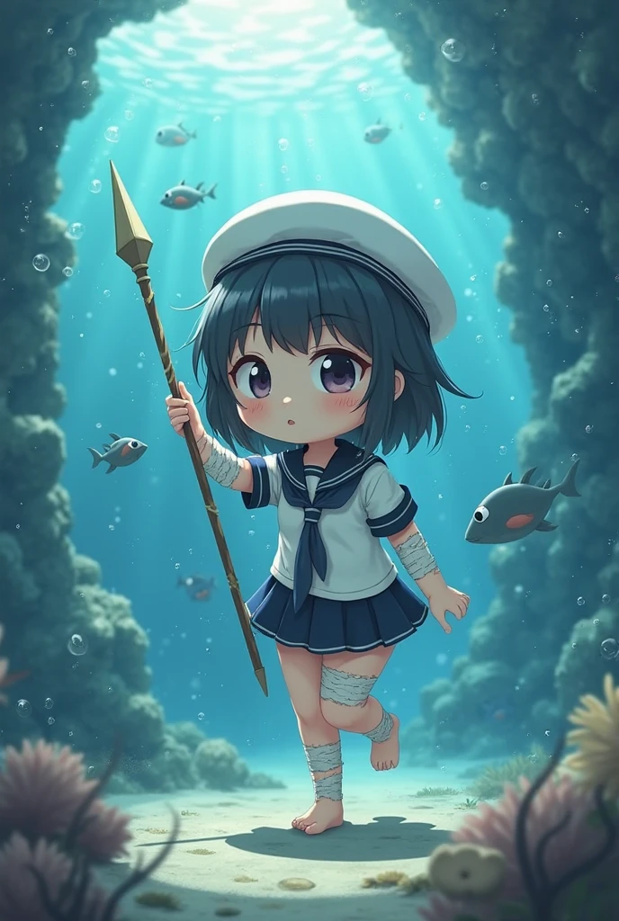 vector Art, baby with a sword, Splash, masterpiece, --auto --s2