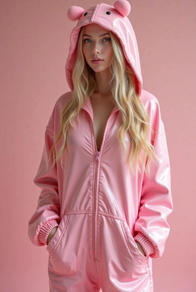 ((Highest quality)), ((masterpiece)), (detailed), One Girl, Sexy beautiful girl,cute,Russian beauty, Transparent color PVC clothing,Transparent Color Vinyl Clothing,Prismatic,Holographic,chromatic aberration,Fashion Illustration,masterpiece,View your audience,8k,超detailed,Pixiv,whole body,Russian beauty,playboy,hoodie