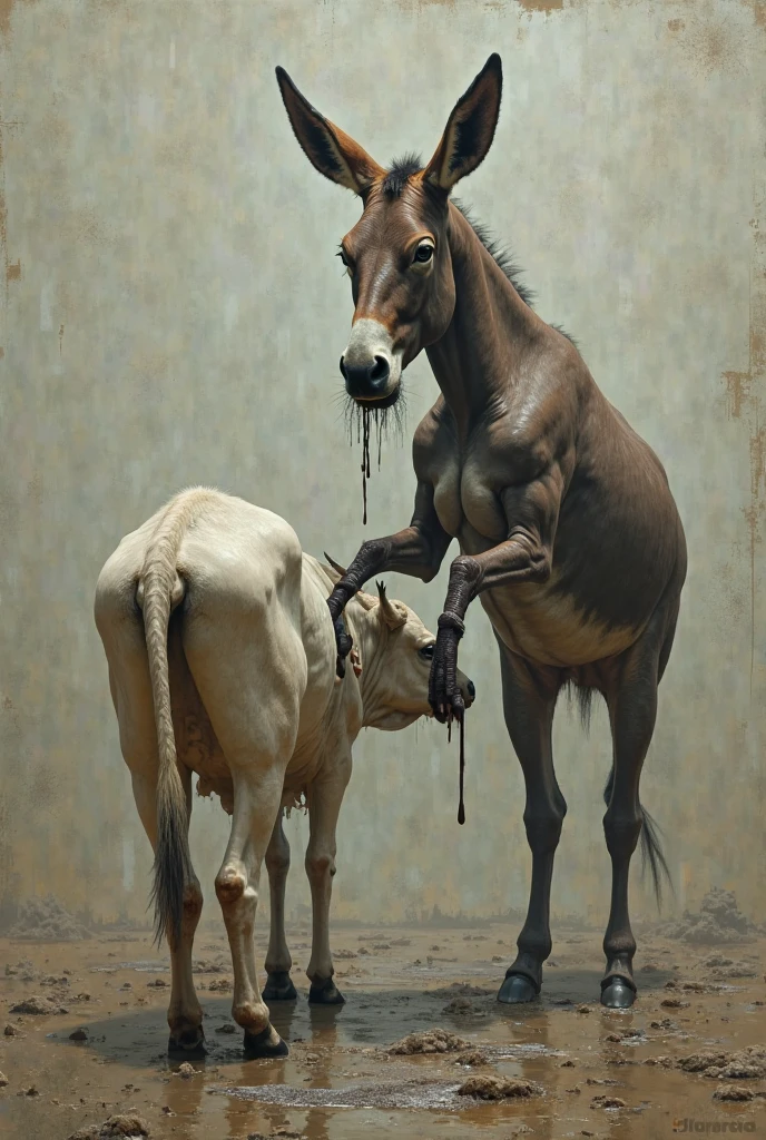 A hyper realistic, ultra detailed image, (((((nude, side view, feral, women on feral dog, crouching, human women, duo, facesitting))))), realistic, detailed background, (((((women, feral dog, crouching, spreading anus, excessive urine on face, facesitting)))))