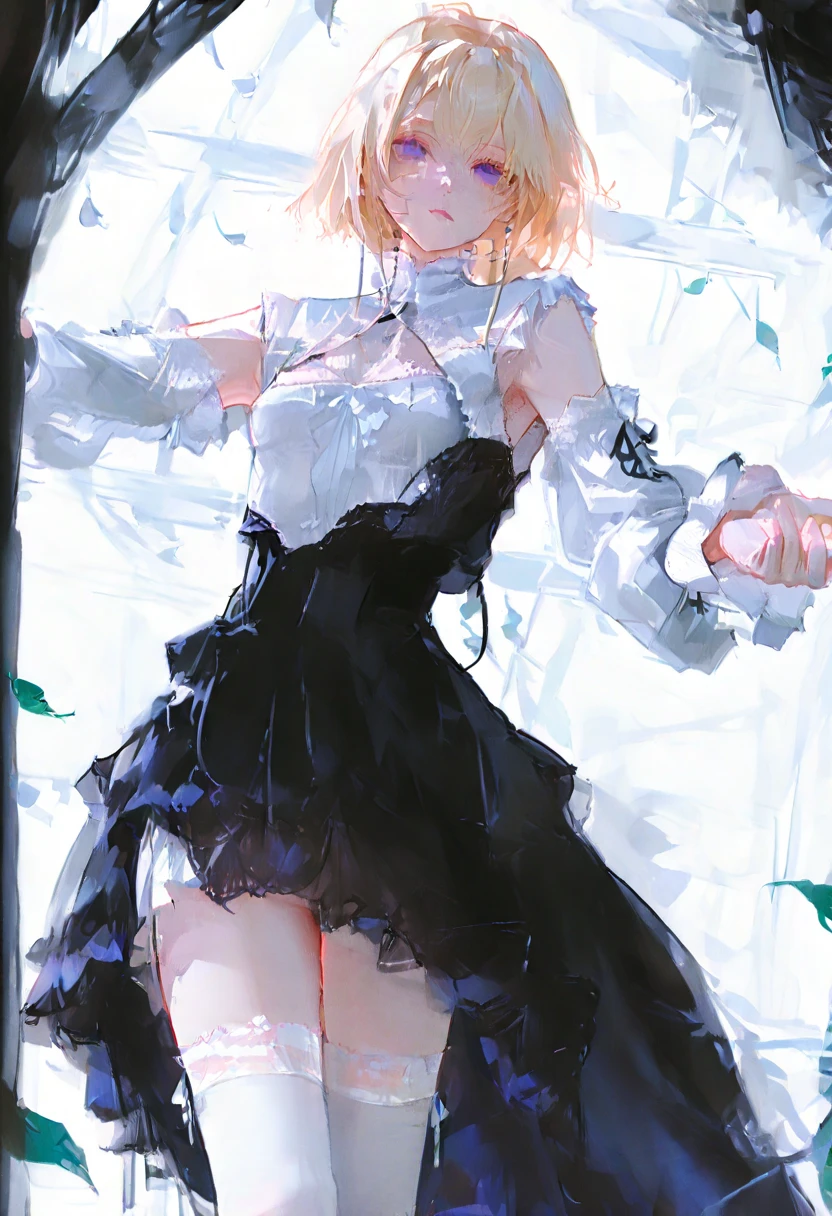top-quality、Limbs intact、Complete fingers、Slim and beautiful、tall female high school student、Bery short hair、Knee-length、White school swimsuit