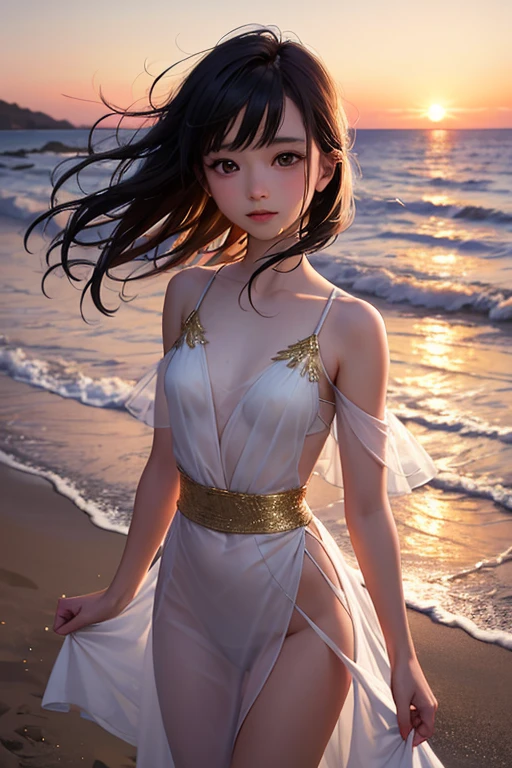 Bask in the enchanting atmospheres of a moonlit pier, where ghostly ships glide in with a supernatural anime aesthetic. Senses are heightened as the inky black water mirrors the night sky, and the eerie glow of lanterns casts elongated shadows on the pier's wooden planks. In the stillness of the night, one can almost hear the whispers of ancient maritime spirits as they make their ethereal appearance.