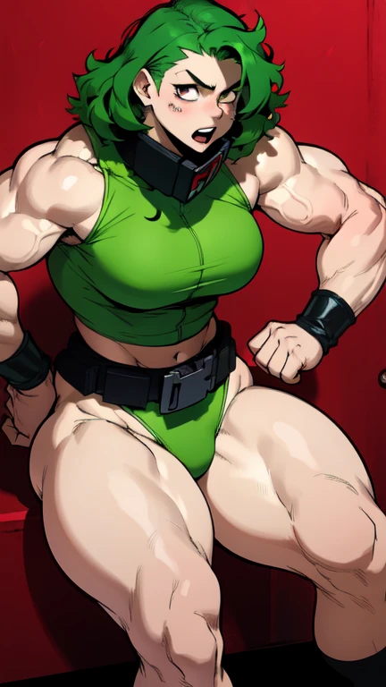 score_9, score_8_up, score_7_up, score_6, score_5, orc, Ela, ela elite \(Rainbow Six Siege\),ela, ela \(Rainbow Six Siege\, ??? from behind, (from side), armor, torn cloth, simple background, (cheek press), head down, (head pinned down), face down, hand on another head,  ass up, defeated, clench teeth, eyes close, tear drop, drooling, motion line,saigaliskxl, Expressiveh,