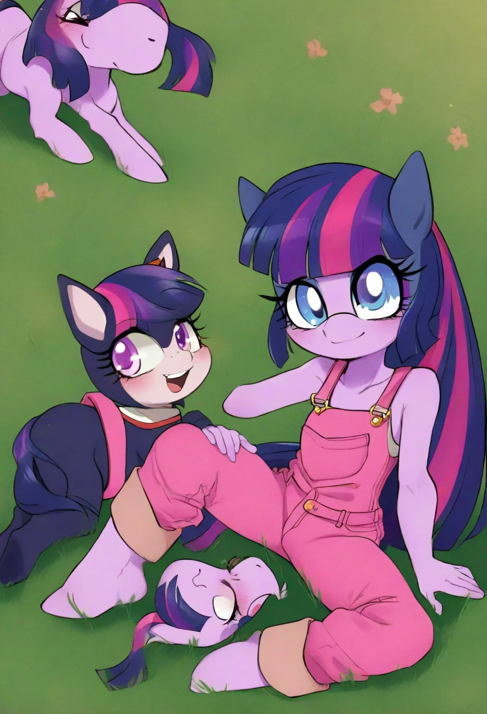 ((High Quality)) ((Perfect Autonomy)) Masterpiece, Twilight Sparkle And Apple Bloom, 2 girls Only, Twilight Sparkle is wearing black glasses and also has a ponytail while she's naked and facesitting on Apple Bloom, Twilight Sparkle with an evil smug grin, Apple Bloom is Upset, laying under Twilight Sparkle, forced to suck on Twilight Sparkle's wet pussy juice, (((Twilight Sparkle Sitting On Apple Bloom's Face 100% Confirmed))) (((Apple Bloom Under Twilight Sparkle's Pussy 100% Confirmed))) (((Twilight Sparkle Evil Smug Grin 100% Confirmed))) (((Apple Bloom Upset 100% Confirmed))) Twilight Sparkle and Apple Bloom Equestria Girls, in the park, Twilight Sparkle and Apple Bloom, cuerpo completo, high resolusion