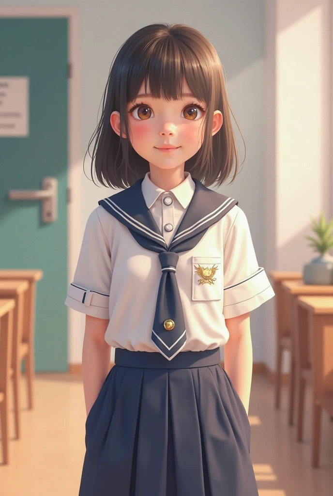 Elementary school girl　skirt　