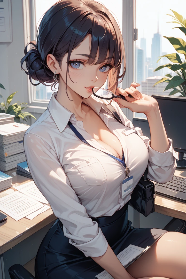 Office romance,cum_inside