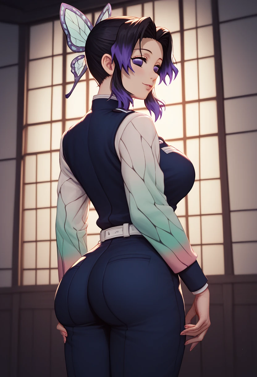 score_8_up、score_7_up、score_6_up、score_5_up、score_4_up、source_アニメ、dslr、high quality、No correction、masterpiece、最high quality、detailed、8K、gorgeous、No correction、全体的なdetailed、masterpiece、超detailed、Beauty and aesthetics、Serious、JoJoSoStyle、jojo、JoJo's Pose、exaggerated pose、Dramatic Pose、Dramatic angle、Ryoko Akiyama、One girl、Blue Hair、Long Hair、Side Lock、bangs、Purple Eyes、ponytail、Purple bodysuit、Underbust cutout、turtleneck、Gauntlet、Brown gloves、Fishnet tights、Knee High Heel Boots、Perfect for the skin、Huge breasts、Narrow waist、Wide Hips、Huge hips、Huge Ass、Oiled skin、Shiny skin、Beautiful background、Sky and Clouds、