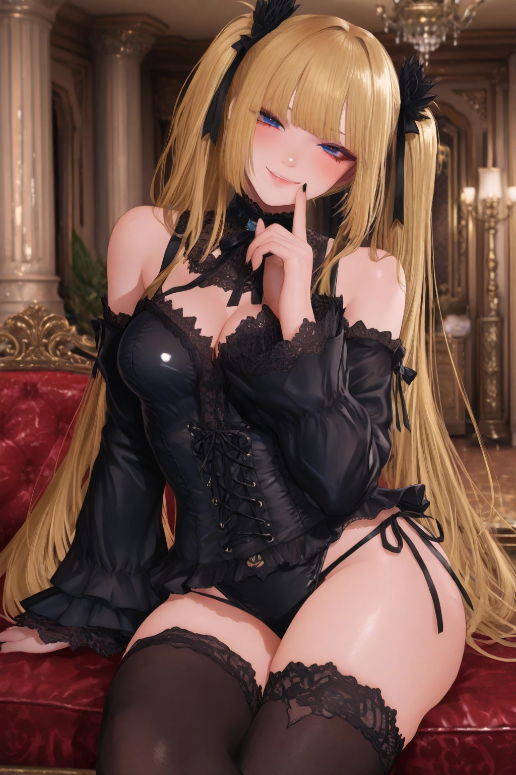 blonde girl, sexy, fishnets, hot, super sexy, succubus