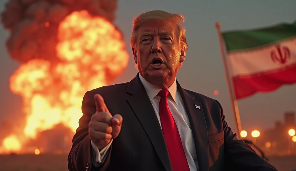 woman wearing red maga hat. upper body. fire at background. hillary clinton. horror theme. professional. photo. high quality. highres. ([:hat with text "make america great again":0.25]:1.1). <lora:maga_hat_optimized:0.95>