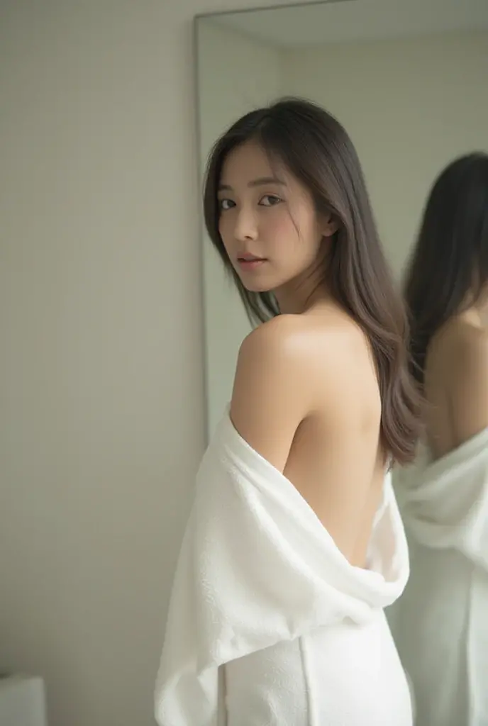 cute girl,teen,nsfw,from below,nude,back pose