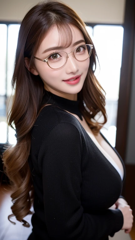 ((midnight, Need, 8K, tmasterpiece:1.3)), Two beauties，two guys, Long legs, Focalors:1.2, Plump body，perfect figure beautiful woman:1.4,((Dark brown hair, huge tit:1.2 )), (low chest，DEEP-V COLLAR, blackstockings，coat large，underdressing，Half-off), ((Being in a hotel，Beds)), crowd of，lots of people，Highly detailed facial and skin texture, A detailed eye, double eyelid，wears glasses，crisp breasts，Smile with，Bigger breasts, Long hair，crisp breasts，Noble beauty，Get wet，Sweat profusely，Red lips，Charming，huge tit，having fun，Rejoice，Perfect chest shape，wearing a choker，Wear earrings，Wear a bracelet，crisp breasts，Beds