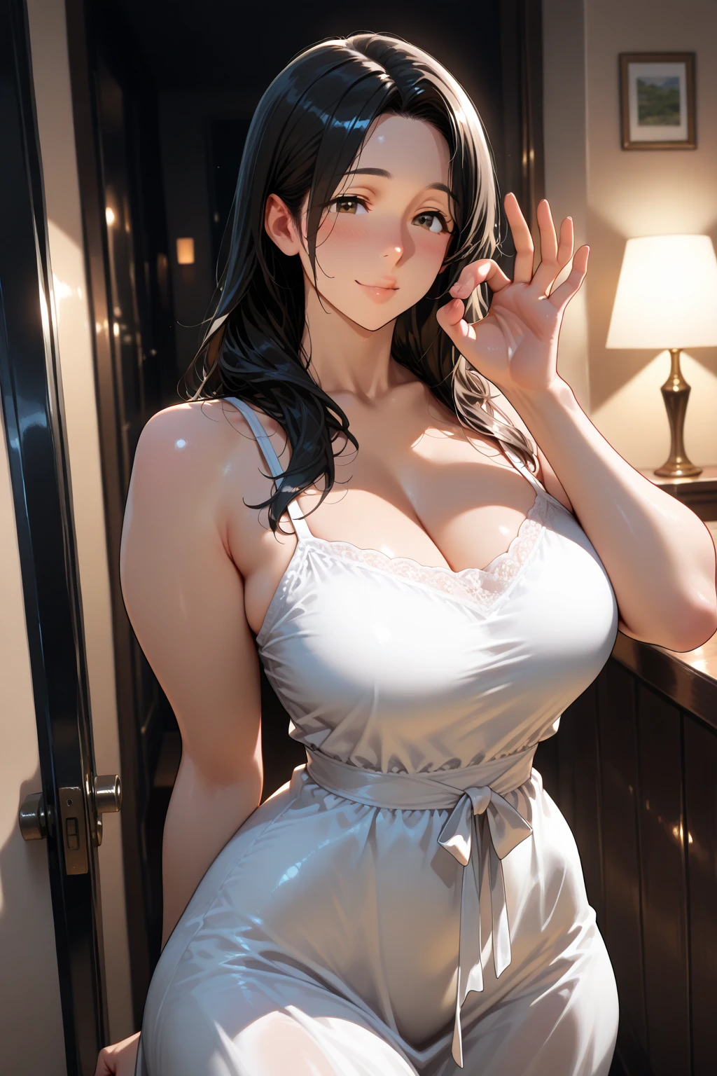 8K、cute、Adult Girl、detailed、black eye、Black Hair、sexy、Random Pause、Random hairstyle、reflected light, Chiaroscuro, Written boundary depth, Cinema Lighting, Ray Tracing, Sony FE GM, Ultra-high resolution, 超detailed, masterpiece, Textured skin, Attention to detail, Highest quality, Awards,Bitch、Huge breasts、Too big、Saggy breasts、whole body、Twin tails