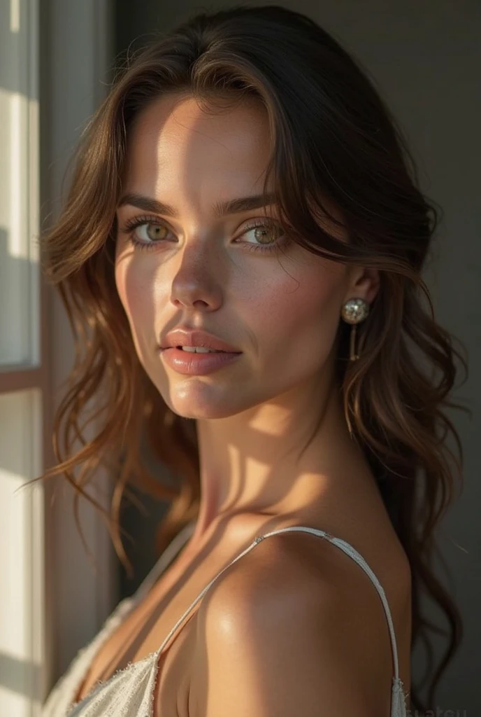 (((ultra realistic))) Photo, masterpiece, top quality, (pale skin), (Ultra detailed face and eyes:1.1), 1 girl, Adult, deep neckline, (Eye makeup, mascara) , ((large detailed lips)), ((pink wavy hair)), ((Chyolka)) , ((Natural breasts)). ((Posing)), photoshoot, studio ((contour light)), (The play of light and shadows), depth of field, bokeh, (special attention to skin detail: 1.2), (Cold atmosphere of the frame, Bright colors, Colours black), ((portrait, close to the camera)) , ultra detialed, 
