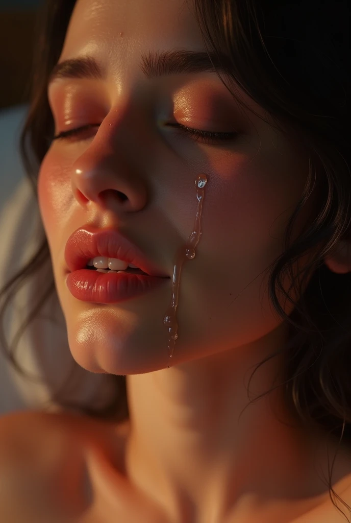 (skindentation:1.5), Realistic, Photorealistic, (masterpiece:1.5), concept art, intricate details, highly detailed, photorealistic, octane render, 8k, unreal engine, best quality, highres, (realistic face:1.1), (hyperrealistic:1.1), (full_body), perfect eyes,(shiny skin:1.2), (((hairstyle))), (((perfect hands))), (extremely detailed background), ((dynamic background)), ((lying on the floor:1.5)), perfect ass, naked ass, after sex, ((lightning)), (light rays), (full body:1.4), ((1girl)), wearing cloak, (((flowing cloak))), ((detailed eyes, high quality eyes, high quality face)), (extremely intricate robes, magical robes), open legs, legs wide open, huge breasts, (torn robes, bare breasts:1.4), short hair, (exhausted:1.4), electricity, swirling fire, radiating power, sparks, smoke, magic, ((dramatic)), epic, battlefield, depth of field, bokeh, 4k, ember particles, ahegao, (rolling eyes:1.5), (ahg:1.5), (looking upwards:1.2), (biting lips:1.2), (engulfed by electricity:1.2), (cowboy shot:1.2), looking upwards, (ruined makeup:1.4), makeup, running makeup, head facing upwards, open arms, blush, embarrassed,