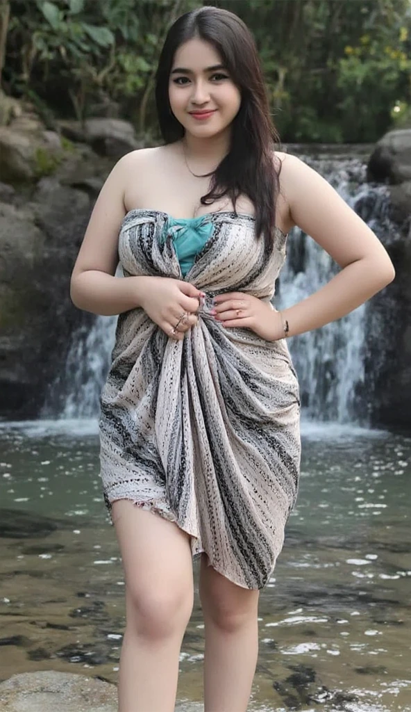 ((Best Quality, 8K, Masterpiece: 1.3)), Chubby woman smile ((best quality)), ((masterpiece)), (detailed), perfect face, USA woman fat in a dark-blue shirt and blue denim skirt walking down a street, thicc, she has a jiggly fat round belly, bbwchan, wearing tight sexy clothes, skinny waist and thick hips, widest hips, her belly is fat and round, soft curvy shape, hyperrealistic full figure, wearing a cute top, wide hips, cropped shoulders,Bare belly,(big assa:0.7),show legs,, thicc, beautiful thick female, beautiful curvy female,, Tall and tall,clear curvy details, curvy hourglass figure, alluring plus sized model, bbwchan, Voluptious body, Curvy model, Curvy body, Be red in the face, 1girll fat , a matural female, A MILF, the golden ratio,(Kpop idol),(Oil skin:1.2),(Oil skin:1.1) background High quality, HD, realistic, HDR. mountain refuge in grey stone, blends into the panoramic view of the mountain, spring landscape (green and flowery), edelweiss, lake, stream that winds, sunset, cool breeze. welcome mountaineers and hikers.