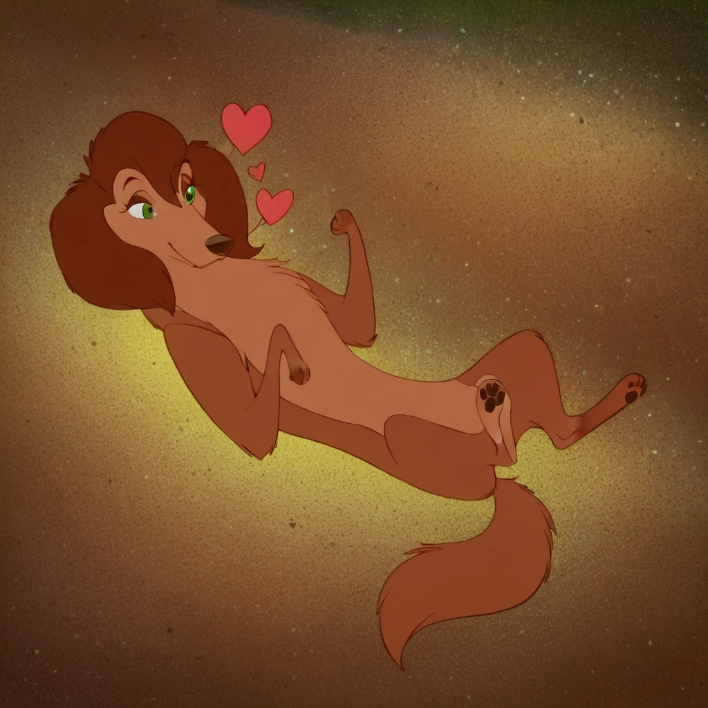 sexy  <lora:bambiDoe:0.7> deer on a bed